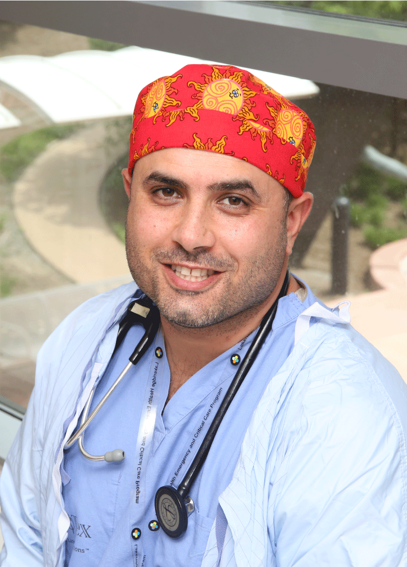 Dr. Karim Solimon at Lakeridge Health Oshawa fighting COVID-19 in the Durham Region