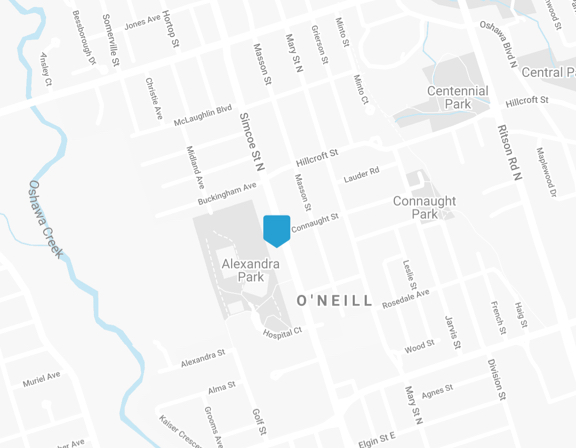 Map of Oshawa Office